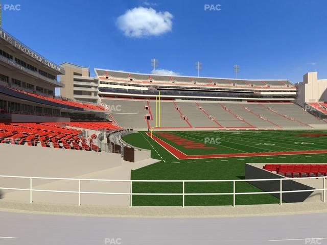 Razorback Stadium - Section 107 Seat View