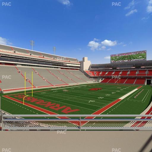 Razorback Stadium - Section 108 Seat View