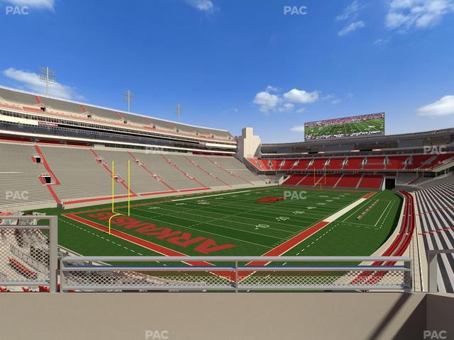 Razorback Stadium - Section 108 Seat View