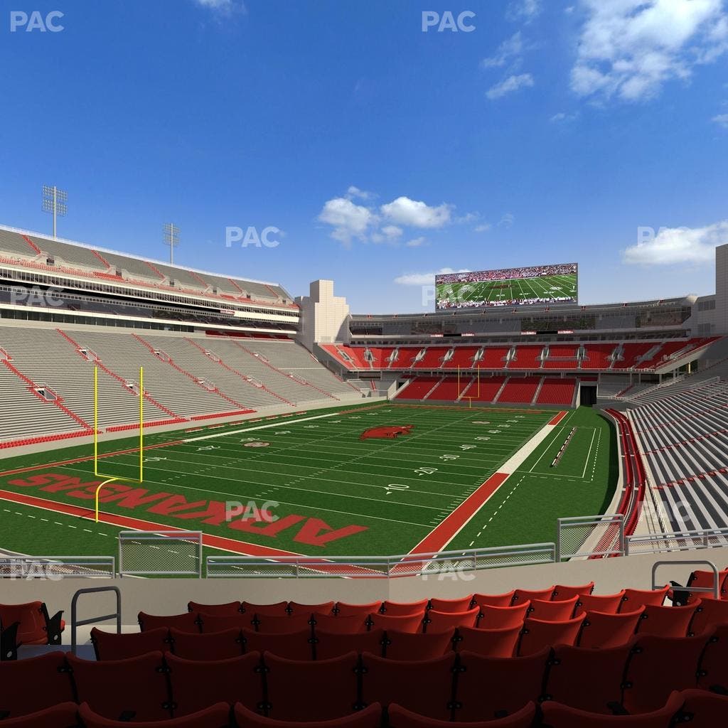 Razorback Stadium - Section 109 Seat View