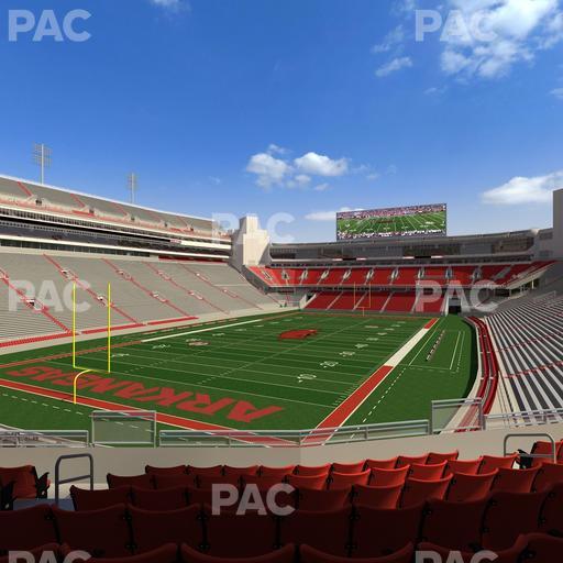 Razorback Stadium - Section 109 Seat View
