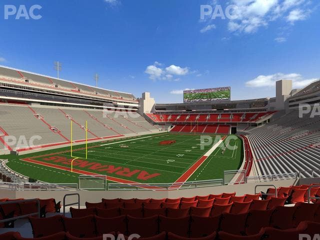 Razorback Stadium - Section 109 Seat View