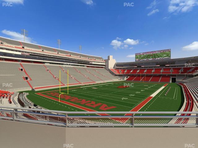 Razorback Stadium - Section 109 Seat View