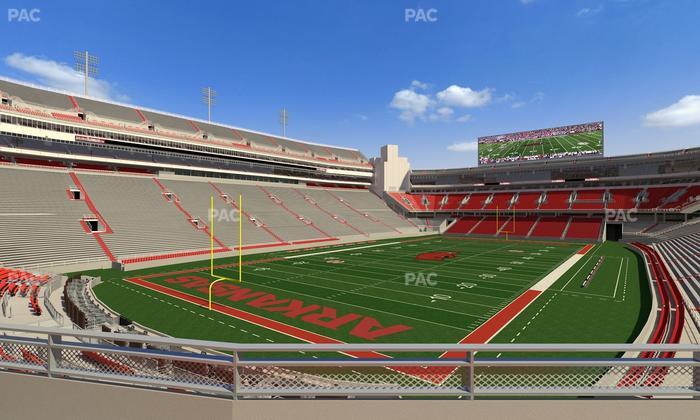 Razorback Stadium - Section 109 Seat View