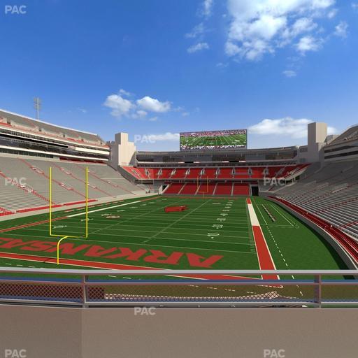 Razorback Stadium - Section 111 Seat View