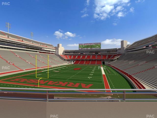 Razorback Stadium - Section 111 Seat View