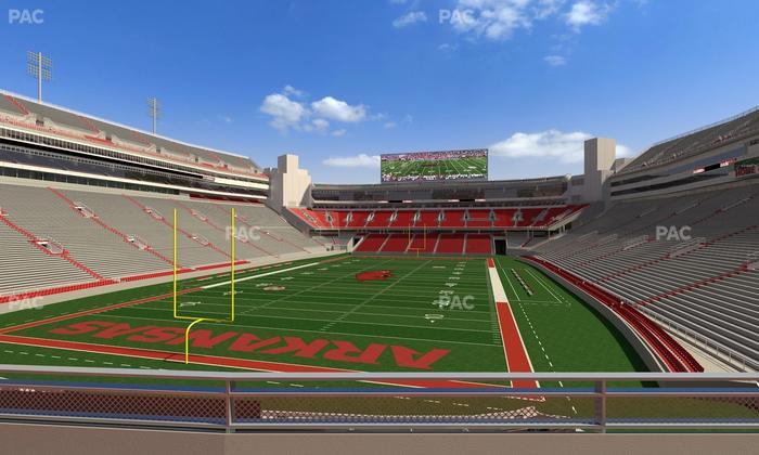 Razorback Stadium - Section 111 Seat View