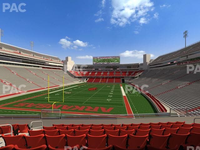 Razorback Stadium - Section 111 Seat View