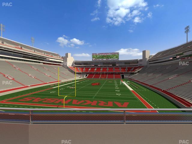 Razorback Stadium - Section 112 Seat View
