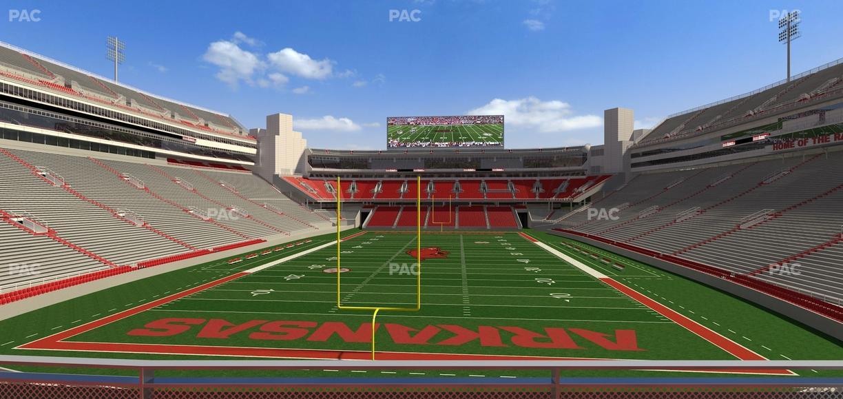 Razorback Stadium - Section 113 Seat View