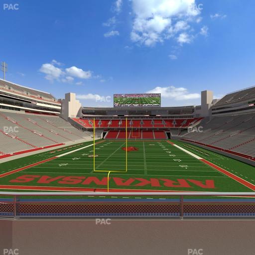 Razorback Stadium - Section 113 Seat View