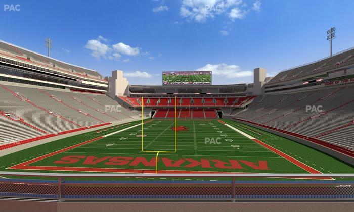 Razorback Stadium - Section 113 Seat View