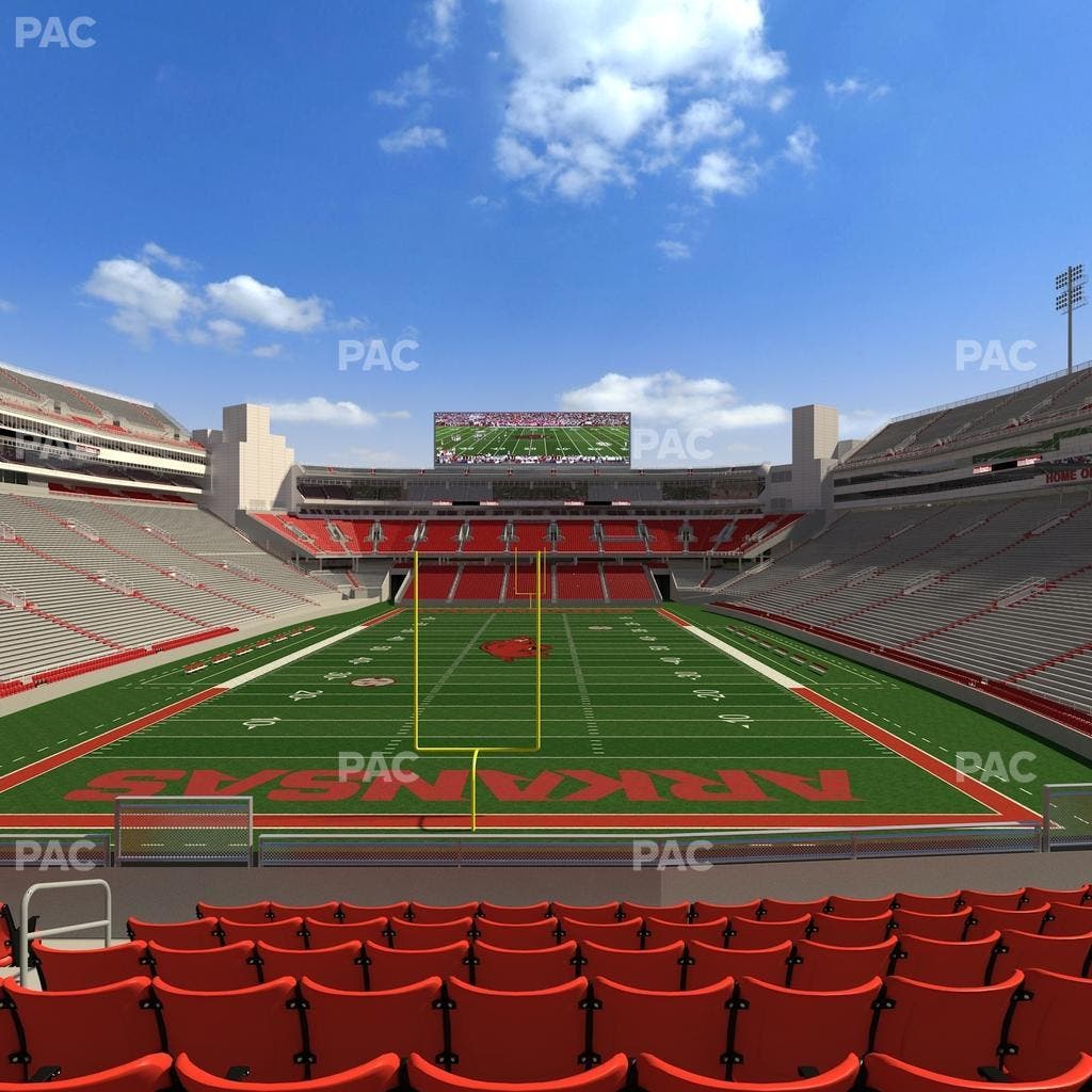 Razorback Stadium - Section 113 Seat View