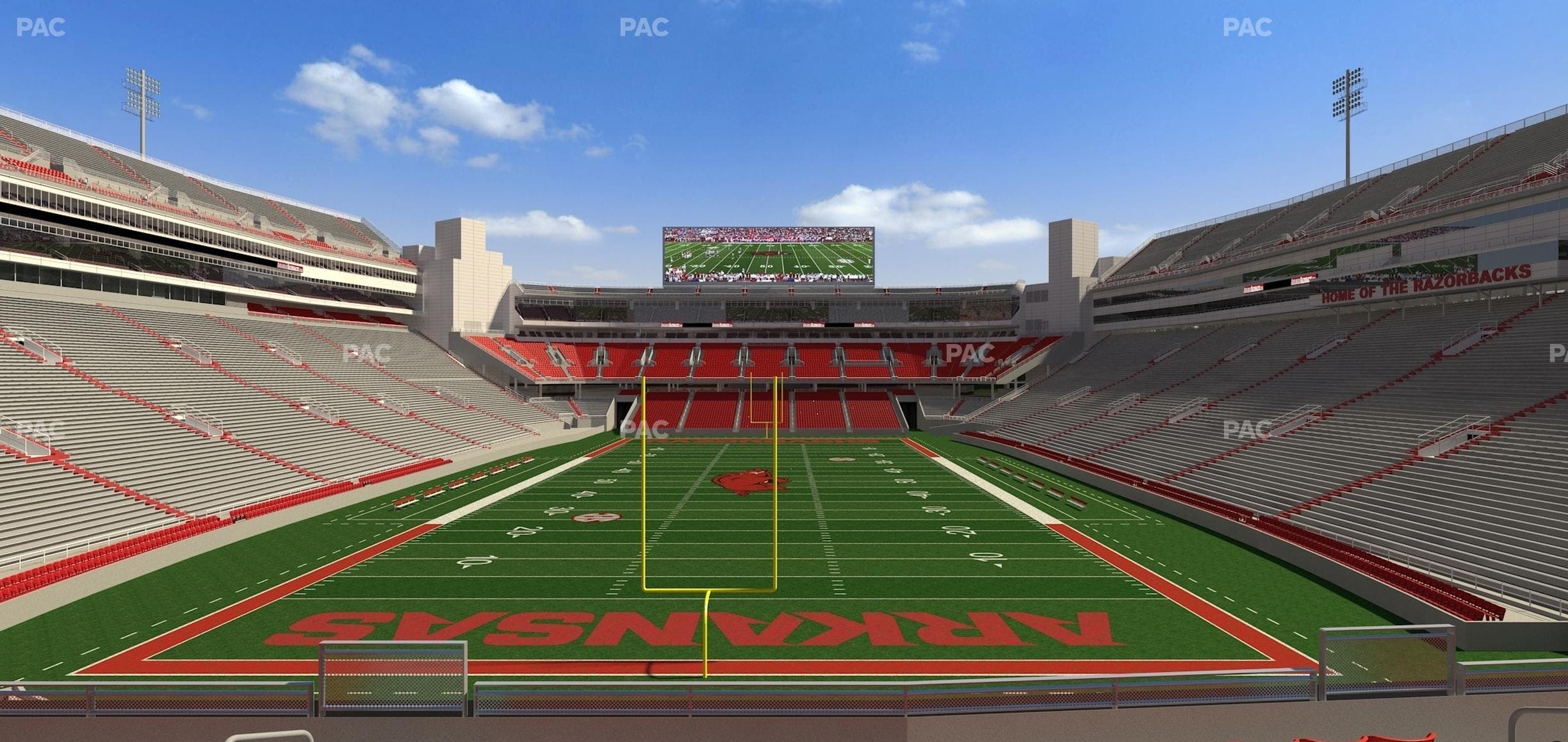 Razorback Stadium - Section 113 Seat View