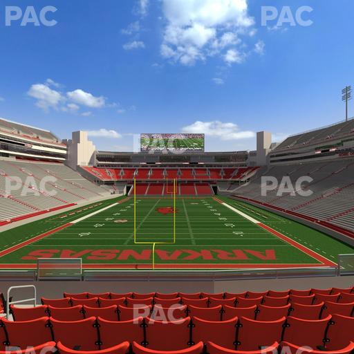 Razorback Stadium - Section 113 Seat View