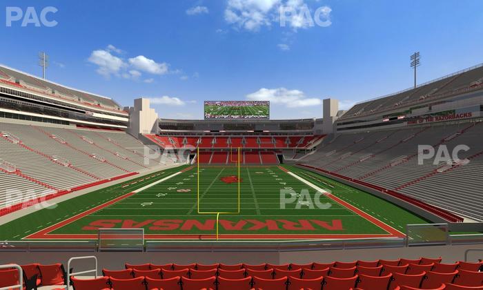 Razorback Stadium - Section 113 Seat View