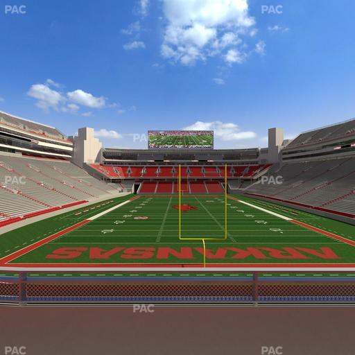 Razorback Stadium - Section 114 Seat View