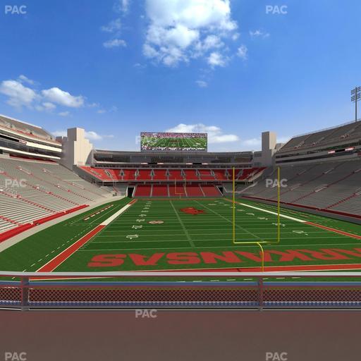 Razorback Stadium - Section 115 Seat View
