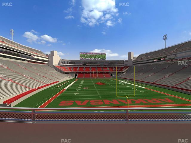Razorback Stadium - Section 115 Seat View