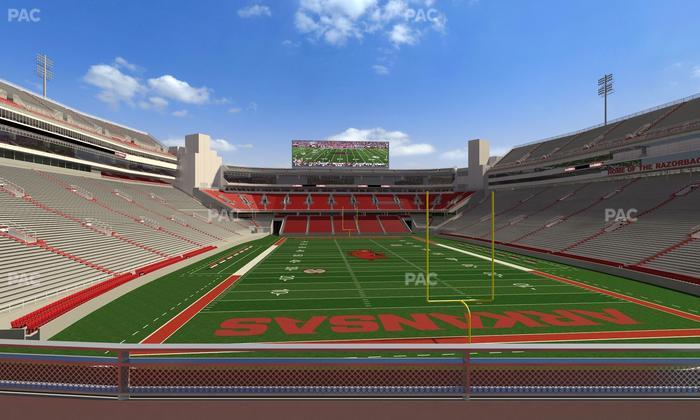 Razorback Stadium - Section 115 Seat View