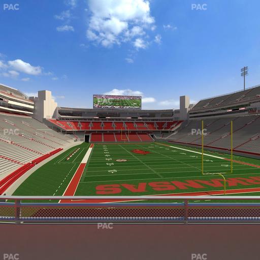 Razorback Stadium - Section 116 Seat View