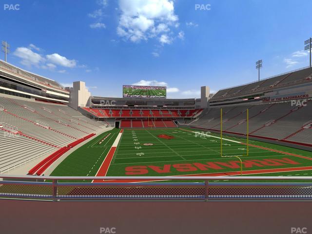 Razorback Stadium - Section 116 Seat View