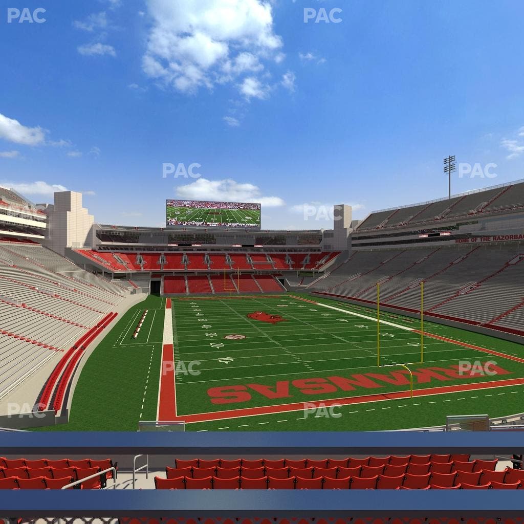 Razorback Stadium - Section 116 Seat View