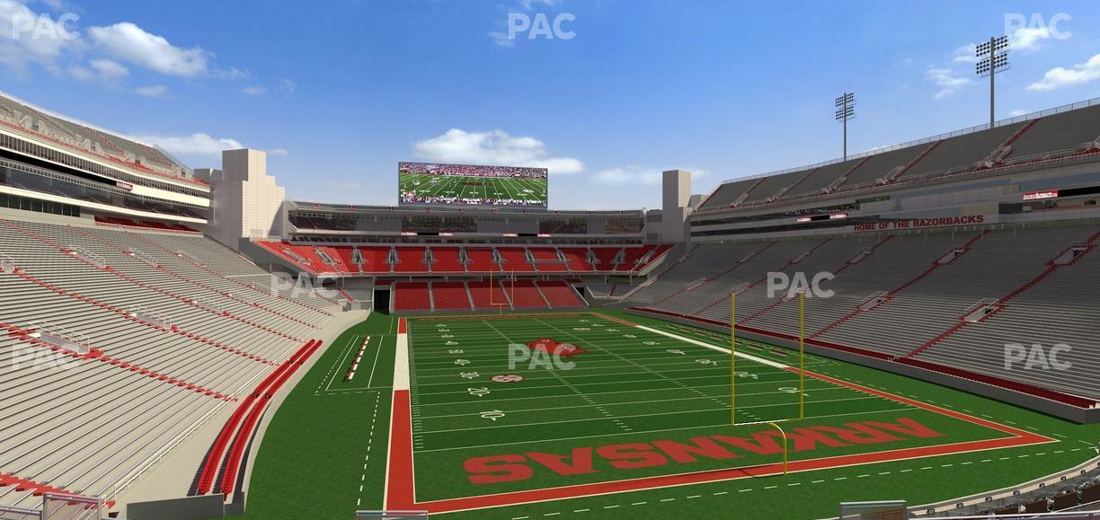 Razorback Stadium - Section 116 Seat View