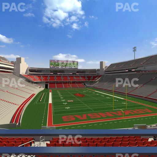 Razorback Stadium - Section 116 Seat View