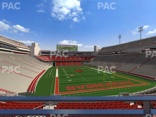 Razorback Stadium - Section 116 Seat View