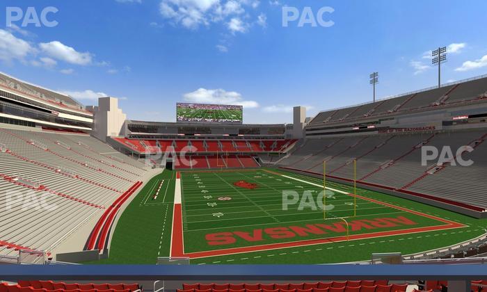 Razorback Stadium - Section 116 Seat View