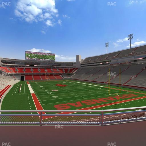 Razorback Stadium - Section 117 Seat View