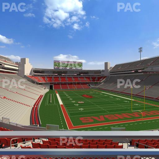 Razorback Stadium - Section 117 Seat View