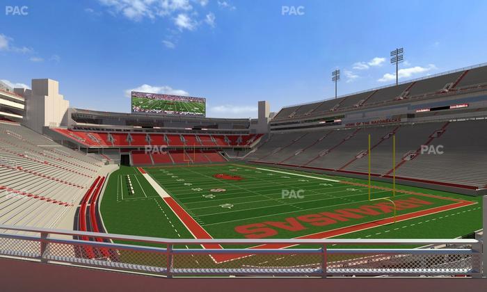 Razorback Stadium - Section 118 Seat View