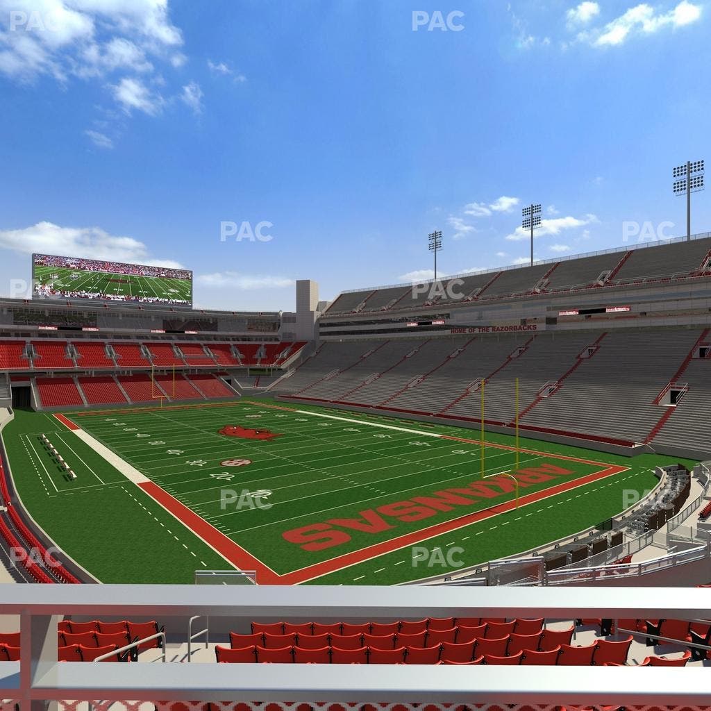 Razorback Stadium - Section 118 Seat View