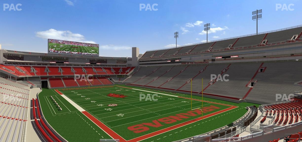 Razorback Stadium - Section 118 Seat View