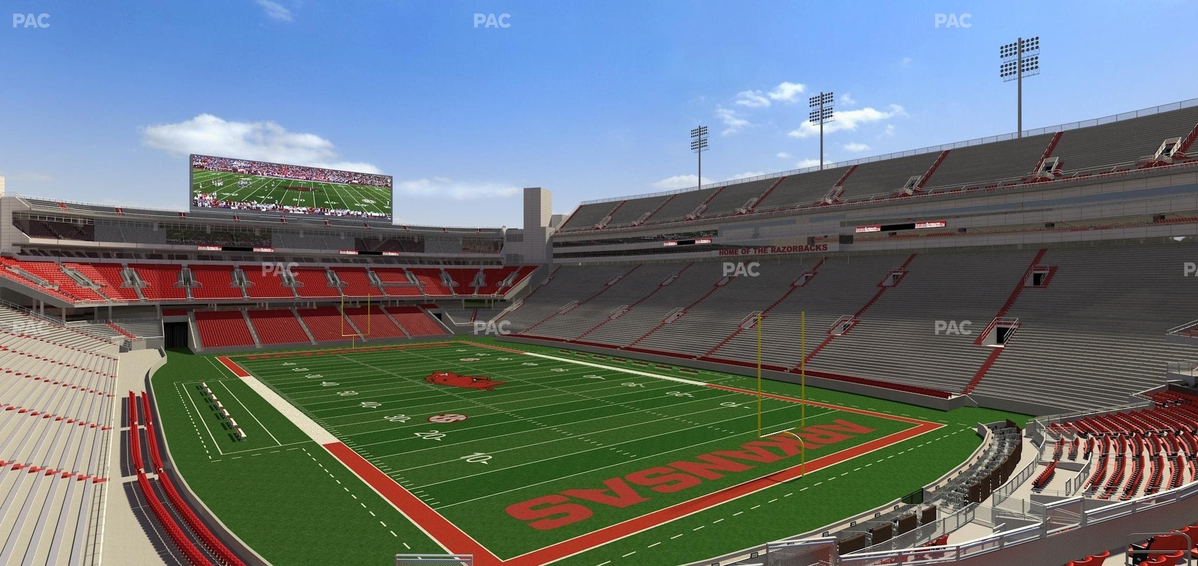 Razorback Stadium - Section 118 Seat View