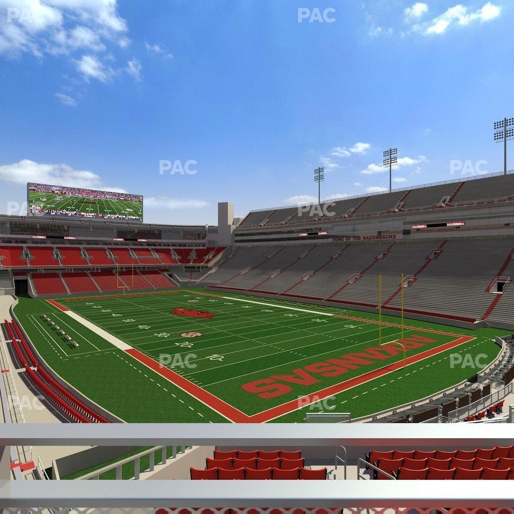Razorback Stadium - Section 119 Seat View