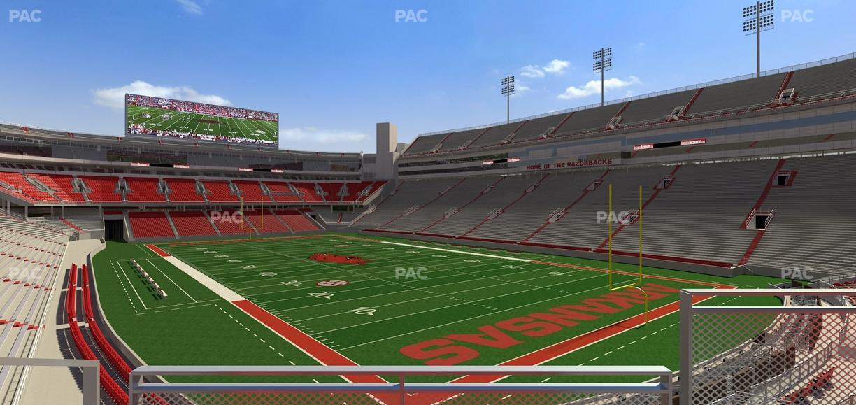 Razorback Stadium - Section 119 Seat View