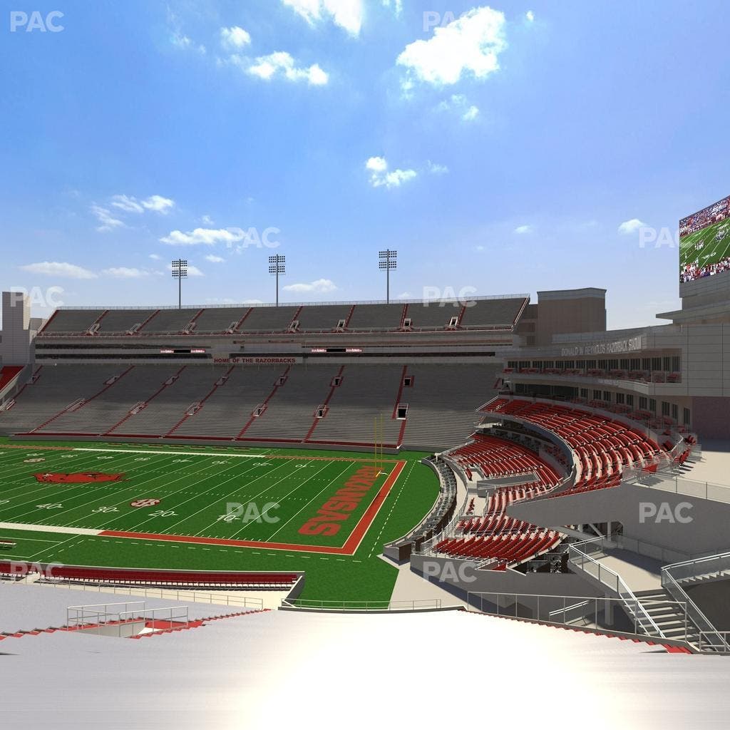 Razorback Stadium - Section 120 Seat View