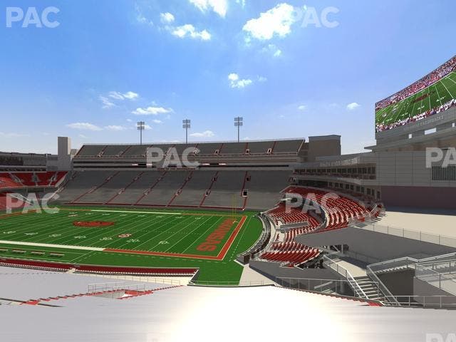 Razorback Stadium - Section 120 Seat View