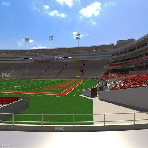 Razorback Stadium - Section 120 Seat View