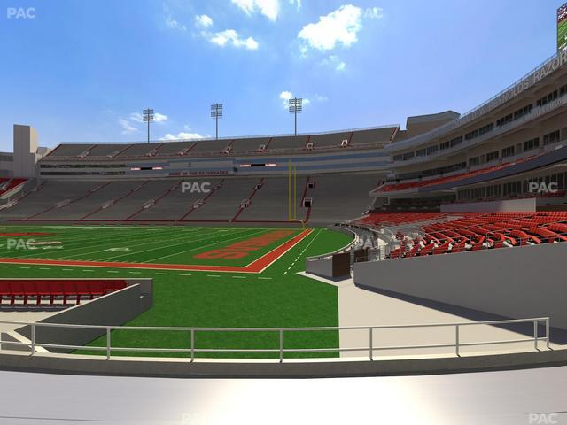 Razorback Stadium - Section 120 Seat View