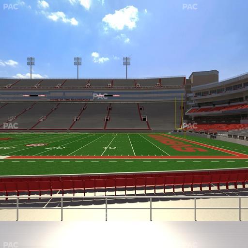 Razorback Stadium - Section 121 Seat View