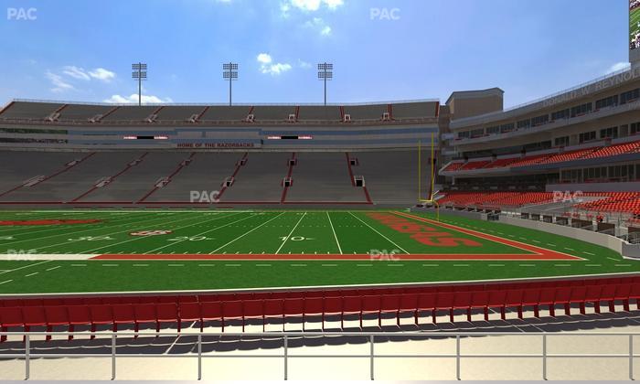 Razorback Stadium - Section 121 Seat View