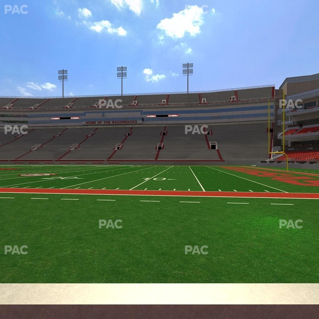 Razorback Stadium - Section 121 Seat View