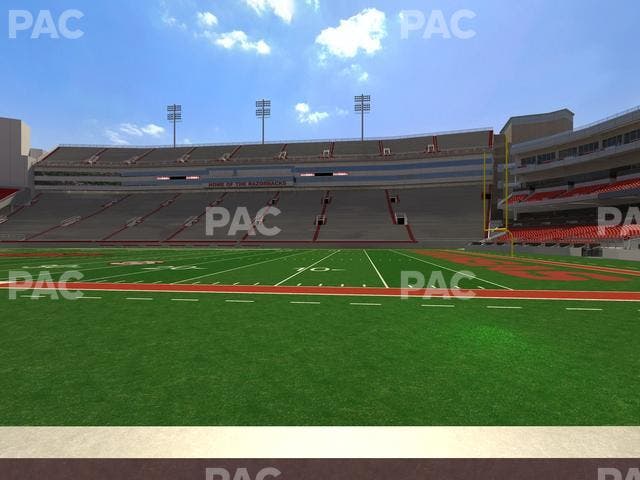 Razorback Stadium - Section 121 Seat View