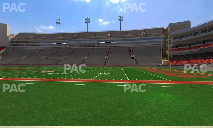Razorback Stadium - Section 121 Seat View