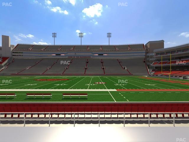 Razorback Stadium - Section 122 Seat View