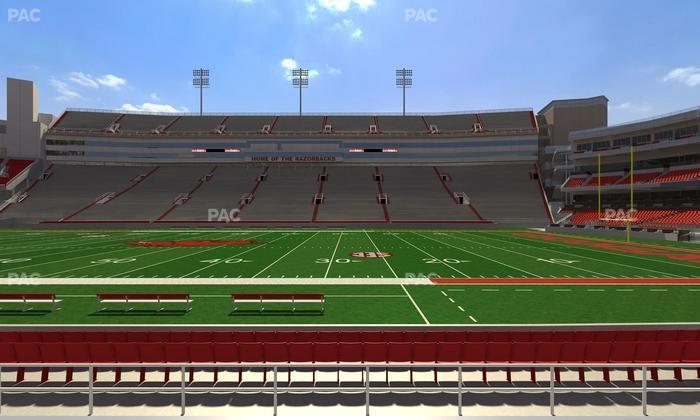 Razorback Stadium - Section 122 Seat View